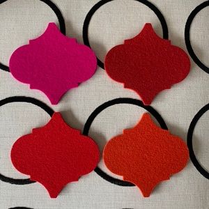 Colorful Felt Drink Coasters (4)